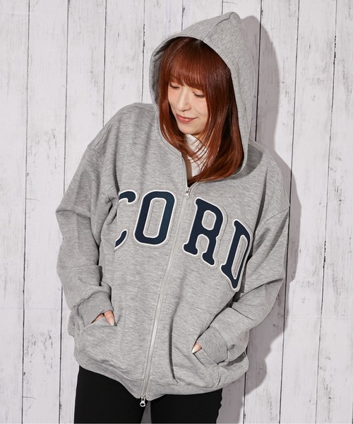 GORGE(ゴージ)の「《ツイル刺繍 タタキ付け》パーカー/カジュアル×ストリート/春秋/全3色(パーカー・レディース・グレー/ネイビー/レッド・F)」の19枚目の写真