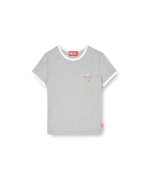 DIESEL(ディーゼル)の「ウィメンズ Tシャツ T-UNCUTIES-LONG-S13(Tシャツ/カットソー・レディース・グレー・LARGE/SMALL/X-LARGE/MEDIUM/X-SMALL)」の5枚目の写真