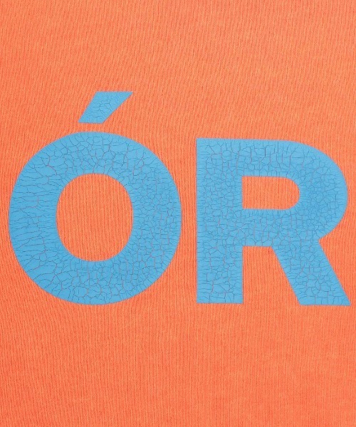 チチカカ（チチカカ）の「Orale! クラックプリントボリュームショートTシャツ（Tシャツ/カットソー・レディース・ブルー/チャコールグレー/オレンジ・FREE）」の16枚目の写真