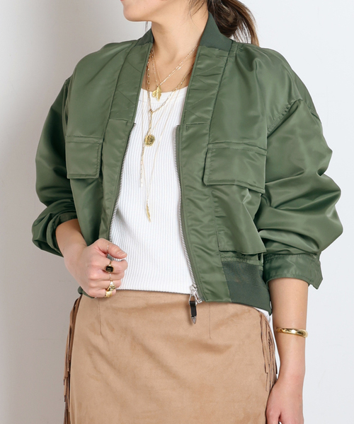 PHENIX×TOGA】CONVERTIBLE UTILITY TECH SHIRT BLOUSON（ミリタリー
