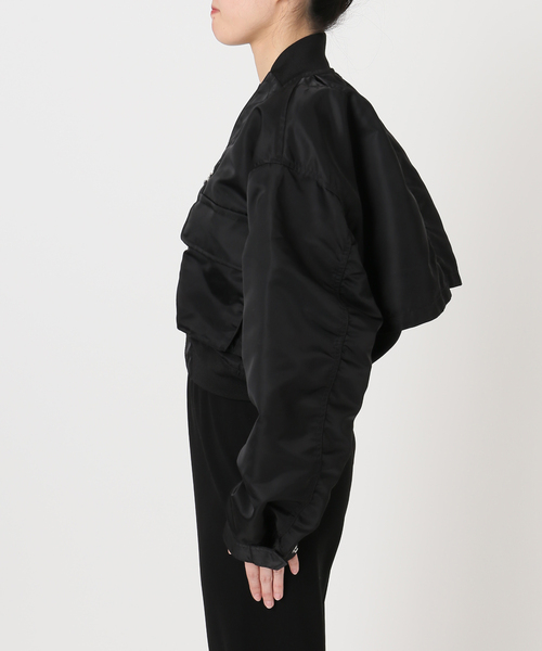 phenix(フェニックス)の「【PHENIX×TOGA】CONVERTIBLE UTILITY TECH SHIRT BLOUSON(ミリタリージャケット・レディース・カーキ/ブラック・FREE)」の13枚目の写真