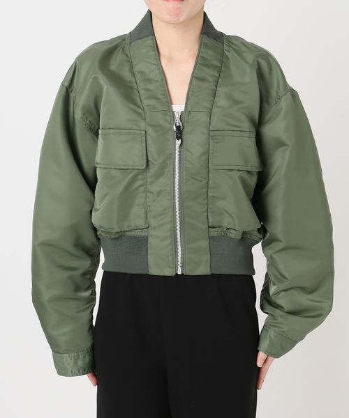 PHENIX×TOGA】CONVERTIBLE UTILITY TECH SHIRT BLOUSON（ミリタリー