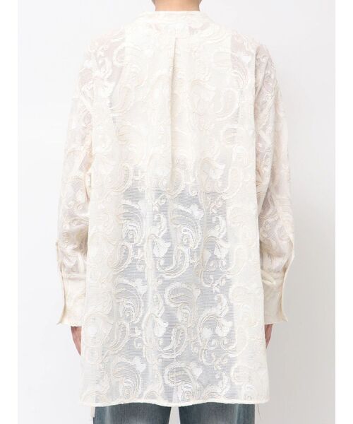 Ungrid（アングリッド）の「レース刺繍ルーズシャツ（シャツ/ブラウス・レディース・アイボリー/ブラック・FREE）」の17枚目の写真