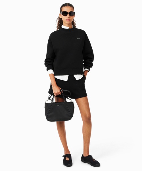 LACOSTE(ラコステ)の「デイ イン L トップハンドルバッグ(ハンドバッグ・レディース・ベージュ/ブラック・FREE)」の13枚目の写真