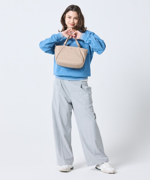 LACOSTE(ラコステ)の「デイ イン L トップハンドルバッグ(ハンドバッグ・レディース・ベージュ/ブラック・FREE)」の21枚目の写真