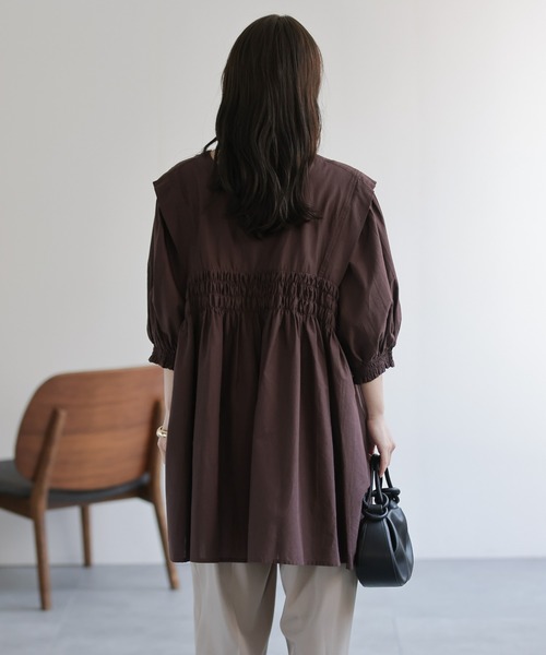 model：156cm 着用サイズ：M