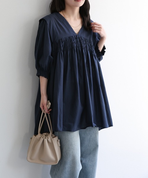model：156cm 着用サイズ：M