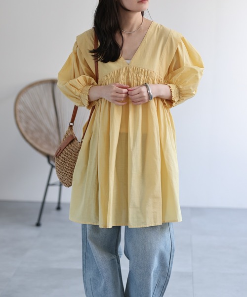 model：156cm 着用サイズ：M