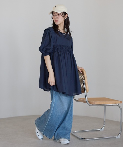 model：161cm 着用サイズ：M