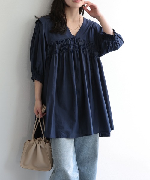 model：156cm 着用サイズ：M