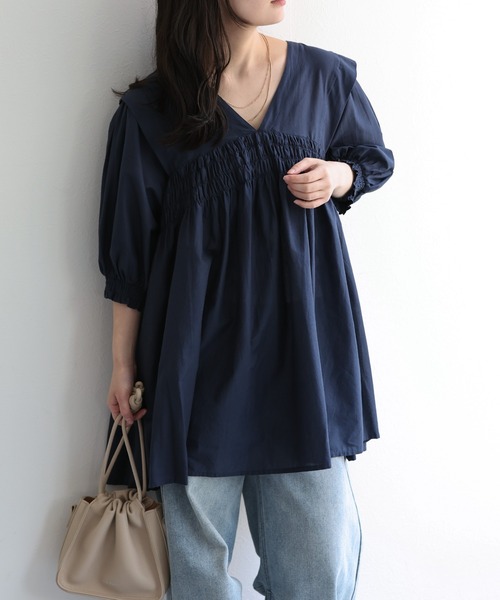 model：156cm 着用サイズ：M