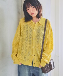 ETRO エトロ ニットポロ ニット ポロシャツ グリーン イエロー バイカラー ETRO エトロ ニットポロ ニット ポロシャツ グリーン イエロー バイ