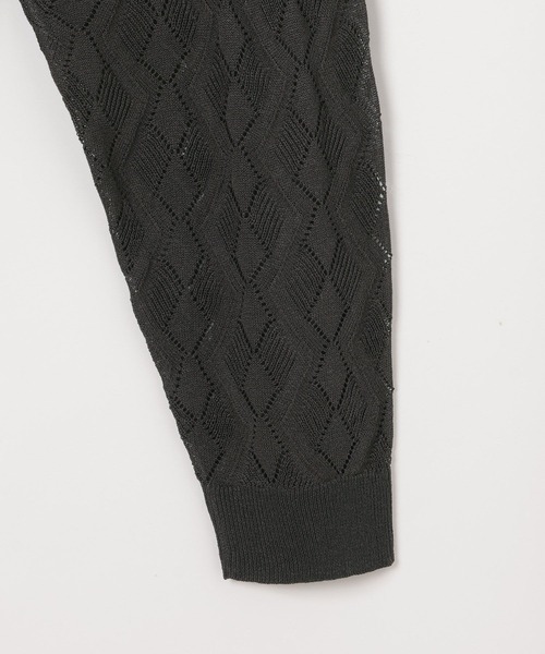 PBLIM（ページボーイリム）の「《UNISEX》ニットポロカーデ（ポロシャツ・レディース・イエロー系/グリーン系/グレー系/ホワイト系・FREE）」の14枚目の写真