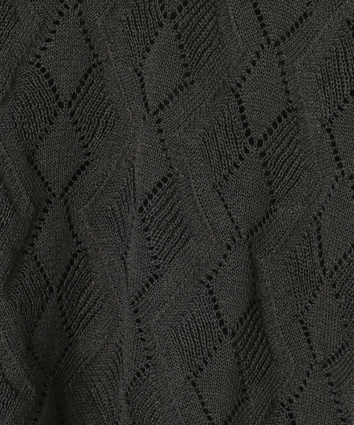PBLIM（ページボーイリム）の「《UNISEX》ニットポロカーデ（ポロシャツ・レディース・イエロー系/グリーン系/グレー系/ホワイト系・FREE）」の11枚目の写真