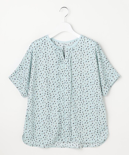 ANY SIS(エニィスィス)の「ジョーゼットフロントタック プルオーバー(Tシャツ/カットソー・レディース・スカイブルー系5/ネイビー系5/ホワイト系1/ホワイト系/ネイビー系1/ピンク系・X-LARGE)」の3枚目の写真