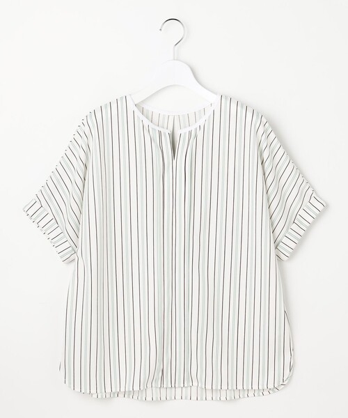 ANY SIS(エニィスィス)の「ジョーゼットフロントタック プルオーバー(Tシャツ/カットソー・レディース・スカイブルー系5/ネイビー系5/ホワイト系1/ホワイト系/ネイビー系1/ピンク系・X-LARGE)」の17枚目の写真
