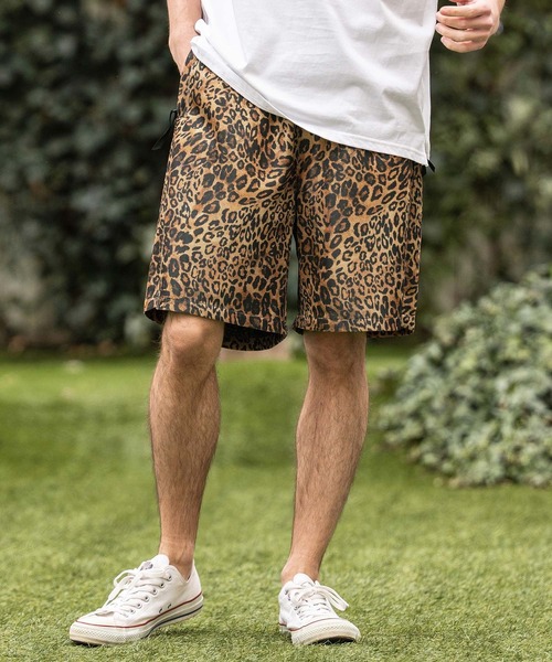 CAMBIO(カンビオ)の「mp14865-All Over Pattern Mesh Shorts ショートパンツ(S68426cmb)(その他パンツ・メンズ・カモフラージュ/レオパード・L/M/S)」の2枚目の写真