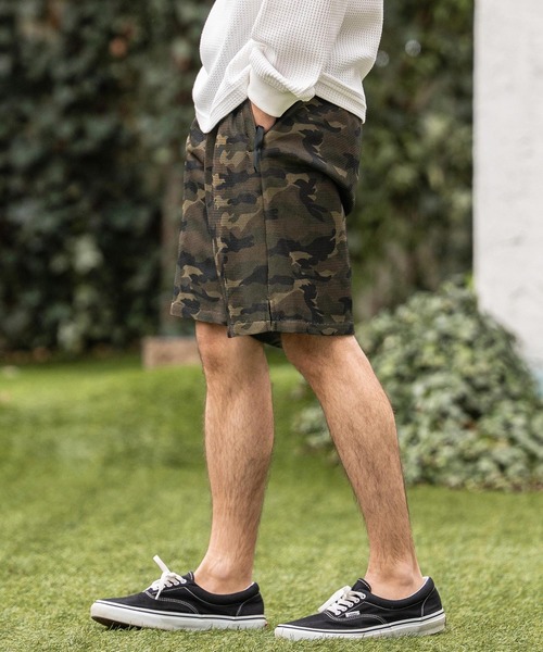 CAMBIO(カンビオ)の「mp14865-All Over Pattern Mesh Shorts ショートパンツ(S68426cmb)(その他パンツ・メンズ・カモフラージュ/レオパード・L/M/S)」の4枚目の写真