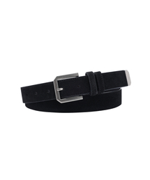 KICHUL（キチョル）の「Object Square Tip Suede Belt (Black)（ベルト）」
