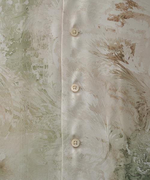 TAAKK（ターク）の「【TAAKK/ターク】Silk Shirt（シャツ/ブラウス・メンズ・ブルー/グリーン・2/3）」の6枚目の写真