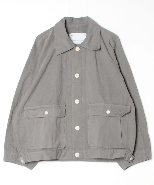 VOAAOV(ヴォアーブ)の「【VOAAOV】WEATHER CLOTH GARMENT DYE Oversize Blouson(ブルゾン・メンズ・チャコールグレー/ブラック/オリーブ・1)」の3枚目の写真