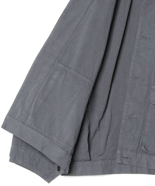 VOAAOV(ヴォアーブ)の「【VOAAOV】WEATHER CLOTH GARMENT DYE Oversize Blouson(ブルゾン・メンズ・チャコールグレー/ブラック/オリーブ・1)」の16枚目の写真