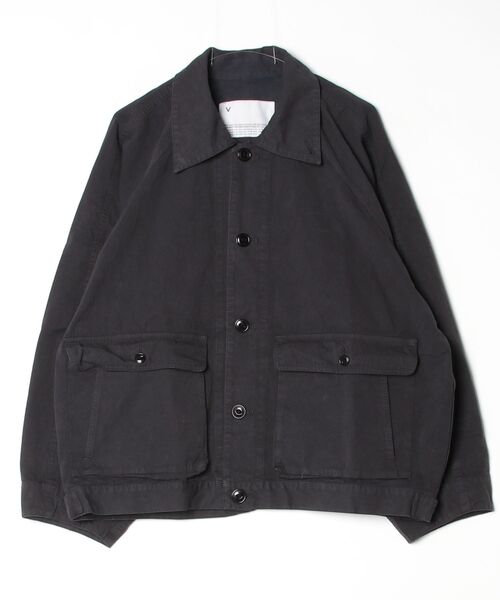 VOAAOV(ヴォアーブ)の「【VOAAOV】WEATHER CLOTH GARMENT DYE Oversize Blouson(ブルゾン・メンズ・チャコールグレー/ブラック/オリーブ・1)」の13枚目の写真
