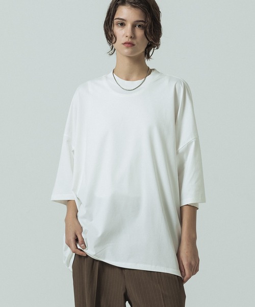 SLICK(スリック)の「【SLICK/スリック】Sorona Jersey Dolmansleeve T-shirt/ ソロナジャージー ドルマンスリーブTシャツ/機能素材(Tシャツ/カットソー・メンズ・ブラック/モカ/ホワイト・1/3/2)」の18枚目の写真