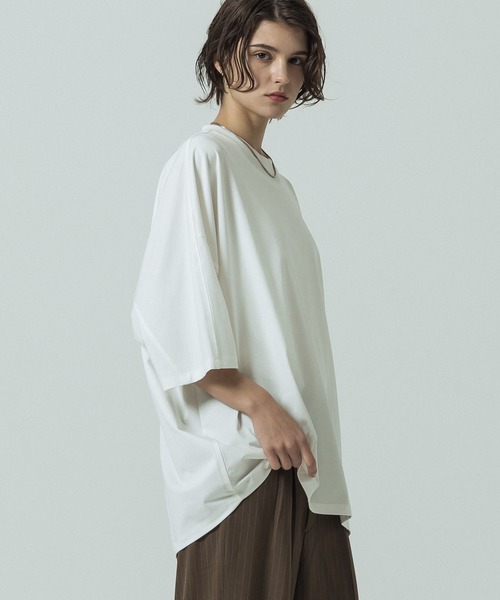 SLICK(スリック)の「【SLICK/スリック】Sorona Jersey Dolmansleeve T-shirt/ ソロナジャージー ドルマンスリーブTシャツ/機能素材(Tシャツ/カットソー・メンズ・ブラック/モカ/ホワイト・1/3/2)」の22枚目の写真