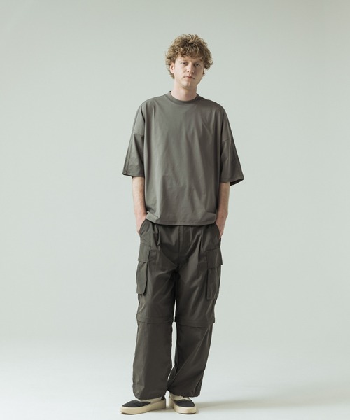 SLICK(スリック)の「【SLICK/スリック】Sorona Jersey Dolmansleeve T-shirt/ ソロナジャージー ドルマンスリーブTシャツ/機能素材(Tシャツ/カットソー・メンズ・ブラック/モカ/ホワイト・1/3/2)」の4枚目の写真
