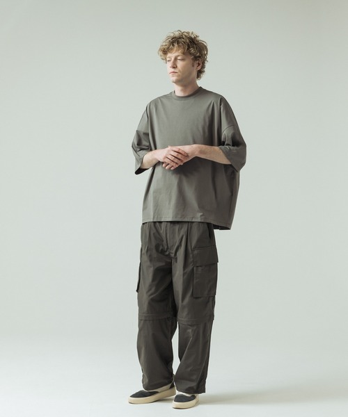 SLICK(スリック)の「【SLICK/スリック】Sorona Jersey Dolmansleeve T-shirt/ ソロナジャージー ドルマンスリーブTシャツ/機能素材(Tシャツ/カットソー・メンズ・ブラック/モカ/ホワイト・1/3/2)」の5枚目の写真