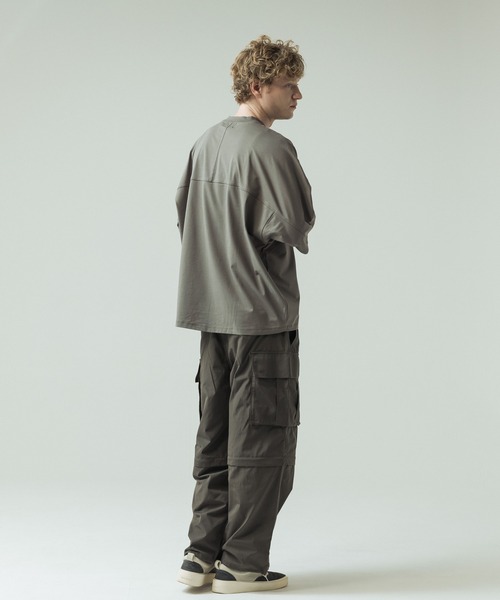 SLICK(スリック)の「【SLICK/スリック】Sorona Jersey Dolmansleeve T-shirt/ ソロナジャージー ドルマンスリーブTシャツ/機能素材(Tシャツ/カットソー・メンズ・ブラック/モカ/ホワイト・1/3/2)」の8枚目の写真