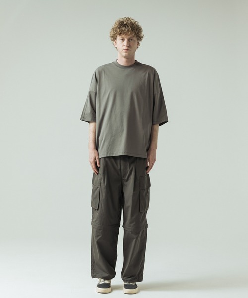 SLICK(スリック)の「【SLICK/スリック】Sorona Jersey Dolmansleeve T-shirt/ ソロナジャージー ドルマンスリーブTシャツ/機能素材(Tシャツ/カットソー・メンズ・ブラック/モカ/ホワイト・1/3/2)」の9枚目の写真
