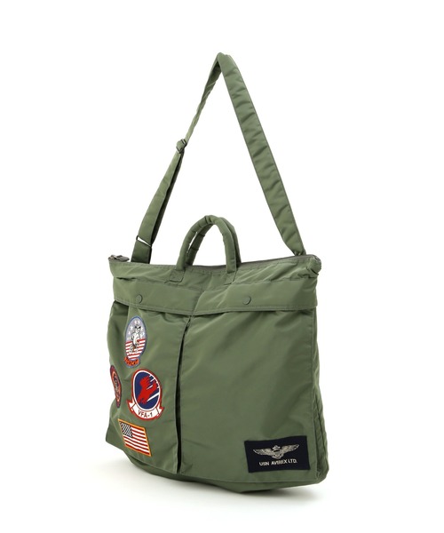 AVIREX（アヴィレックス）の「TOP GUN HELMET BAG / トップガン ヘルメット バッグ / AVIREX / アヴィレックス（ショルダーバッグ・メンズ・ブラック/その他10・F）」の13枚目の写真