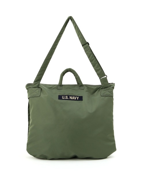 AVIREX（アヴィレックス）の「TOP GUN HELMET BAG / トップガン ヘルメット バッグ / AVIREX / アヴィレックス（ショルダーバッグ・メンズ・ブラック/その他10・F）」の14枚目の写真