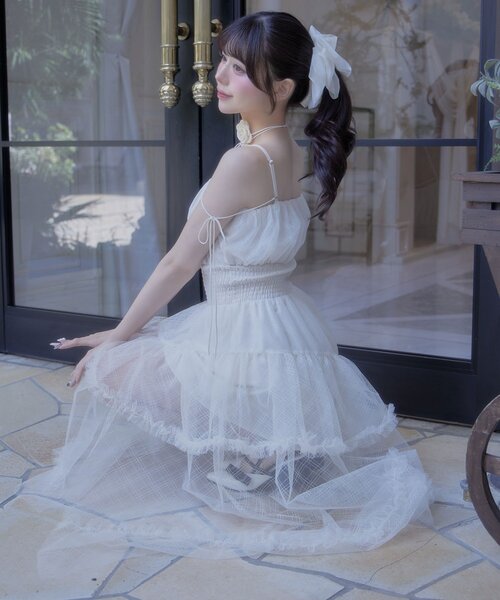セール】【Belle Charme】Fairy Tulle Cami Onepiece（ワンピース