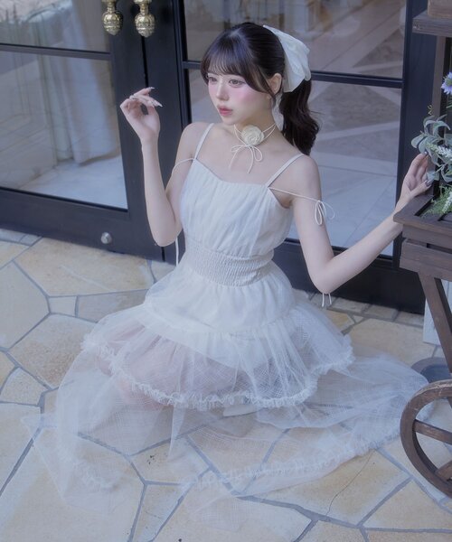 セール】【Belle Charme】Fairy Tulle Cami Onepiece（ワンピース