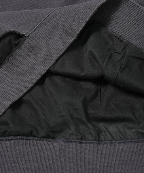 FACETASM（ファセッタズム）の「DAMAGED SWEAT（スウェット・メンズ・ブラウン/チャコールグレー・3/4）」の6枚目の写真
