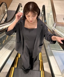 MYMOOD.（マイムード）の「ジャケットアンドオールインワンセットアップドレス  フォーマル パーティードレス 結婚式 お呼ばれ オケージョンドレス■動画あり（スーツセット）」