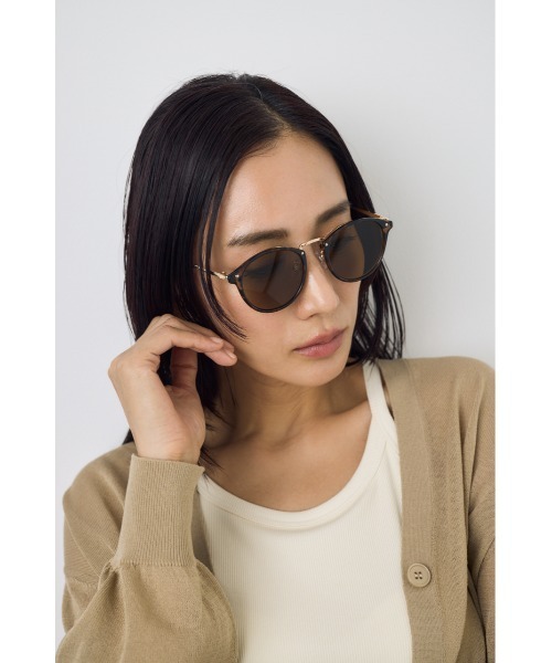 AZUL by moussy(アズールバイマウジー)の「メタルブリッジアイウェア(メガネ・レディース・ブラック/クリア/ブラウン・FREE)」の13枚目の写真