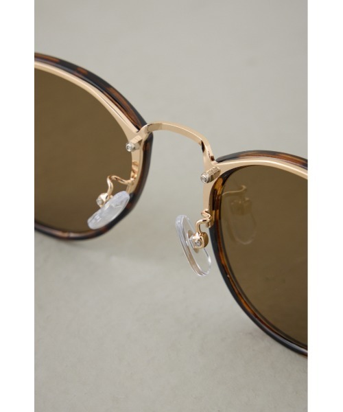 AZUL by moussy(アズールバイマウジー)の「メタルブリッジアイウェア(メガネ・レディース・ブラック/クリア/ブラウン・FREE)」の18枚目の写真