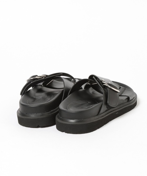 BAYFLOW（ベイフロー）の「クロスベルトフラットサンダル（サンダル・レディース・ブラック/アイボリー・LARGE/MEDIUM）」の14枚目の写真