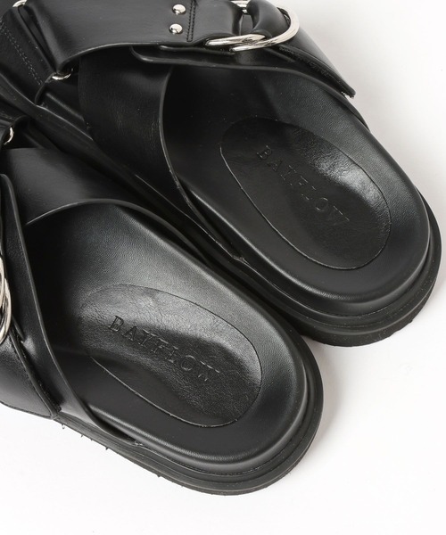 BAYFLOW（ベイフロー）の「クロスベルトフラットサンダル（サンダル・レディース・ブラック/アイボリー・LARGE/MEDIUM）」の21枚目の写真