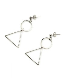 CARROLL キャロル トライアングル&サークルドロップピアス