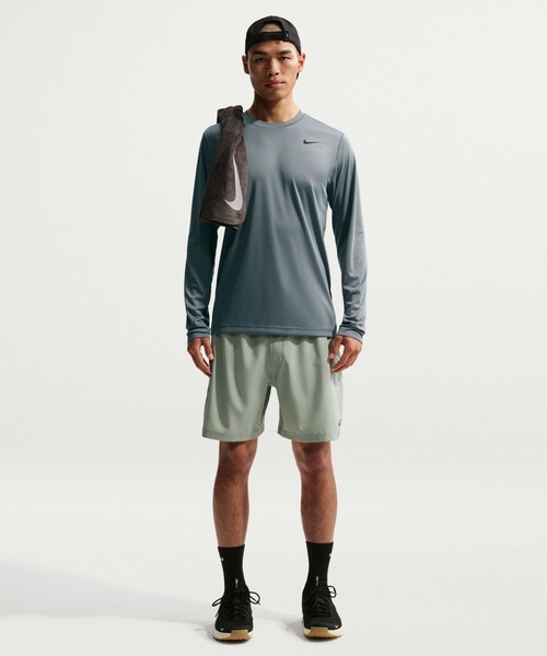 NIKE（ナイキ）の「ナイキ NIKE ナイキ DF STD L/S Tシャツ FLEX（Tシャツ/カットソー・メンズ・ブラック/グレー・S/M/L/LL/3L）」の8枚目の写真