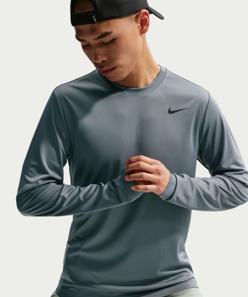 NIKE（ナイキ）の「ナイキ NIKE ナイキ DF STD L/S Tシャツ FLEX（Tシャツ/カットソー・メンズ・ブラック/グレー・S/M/L/LL/3L）」の7枚目の写真