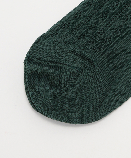 MARCOMONDE（マルコモンド）の「【MARCOMONDE / マルコモンド】  eyelet socks（ソックス/靴下・レディース・イエロー/グリーン/ホワイト・FREE）」の4枚目の写真