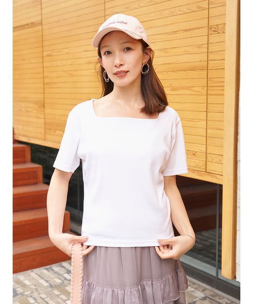 LILY BROWN リリーブラウン Tシャツ・カットソー F 白 【古着】【中古】 LILY BROWN（リリーブラウン）の古着・中古通販 | 【公式】RAGTAG
