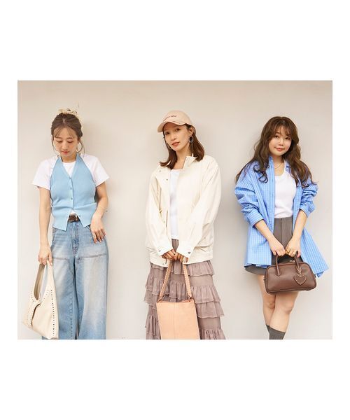 LILY BROWN(リリーブラウン)の「骨格別カップインT:ナチュラル(Tシャツ/カットソー・レディース・ホワイト・F)」の9枚目の写真