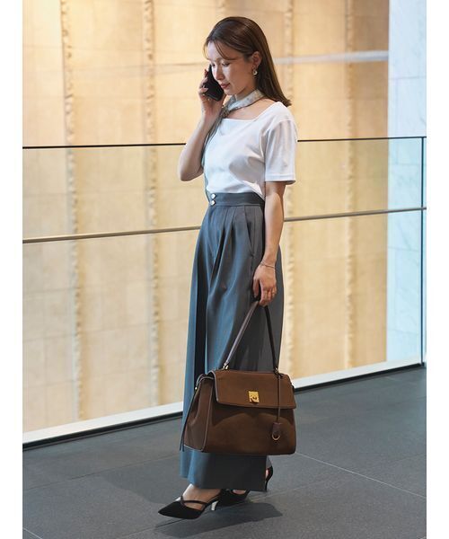 LILY BROWN(リリーブラウン)の「骨格別カップインT:ナチュラル(Tシャツ/カットソー・レディース・ホワイト・F)」の10枚目の写真